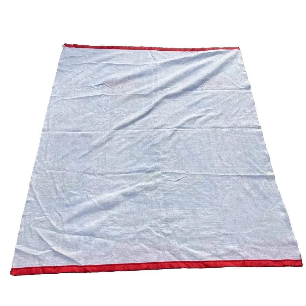 Vintage Disney 101 Dalmations Blanket Acrylic Satin Trim 84